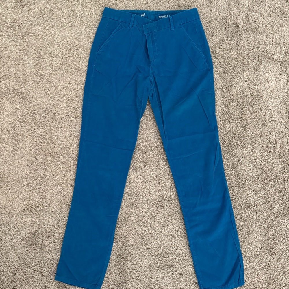GAP Woman Blue Corduroy Khakis